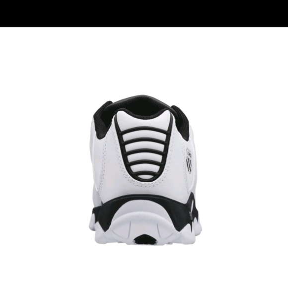 K-Swiss Men's ST329 CMF Leather Tennis Sneaker White/Black - Picture 4 of 7